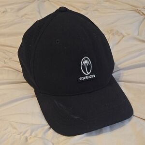 Nike Adjustable Fiji Rugby Baseball Cap, Black, One Size